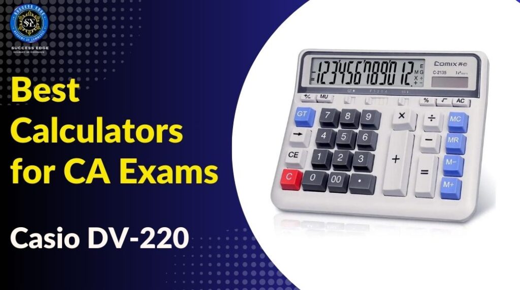 Best Calculators for CA Exams is Comix Desktop Calculator