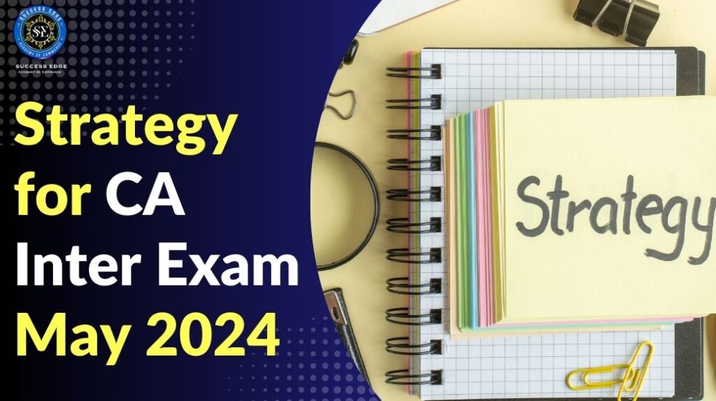 CA Exam 2024, CA Inter Exam, CA Intermediate, ICAI, study plan, exam strategy, syllabus, study timetable, practice questions, mentors, mock tests, subject-wise tips, Advanced Accounting, Company account, partnership accounts, Banking companies financial statements, Consolidation, Buy Back of Securities, Amalgamation of companies, Corporate and Other Laws, legal principles, ICAI module, Taxation, CA Foundation exam, career choices, Cost and Management Accounting, operating costs, marginal costs, materials, contracts, integrated systems, budgetary control, Auditing and Ethics, financial statements, internal controls, operational procedures, stakeholders' confidence, mock tests, Financial Management, Strategic Management, Strategic Financial Management, portfolio management, capital budgeting, decision-making, iProledge, online coaching, affordable prices, modern corporate sector, theoretical concepts, practical applications.