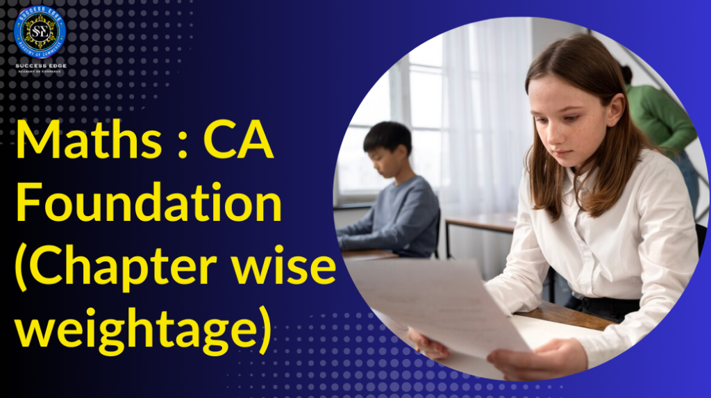 CA Foundation Mathematics, CA Foundation exam, Chartered Accountants, ICAI, CA Foundation syllabus, CA Foundation Mathematics weightage, Business Mathematics, Logical Reasoning, Statistics, CA Foundation preparation, CA Foundation study tips, CA Foundation June 2024, CA Foundation exam pattern, CA Foundation recommended study materials, CA Foundation chapter-wise weightage